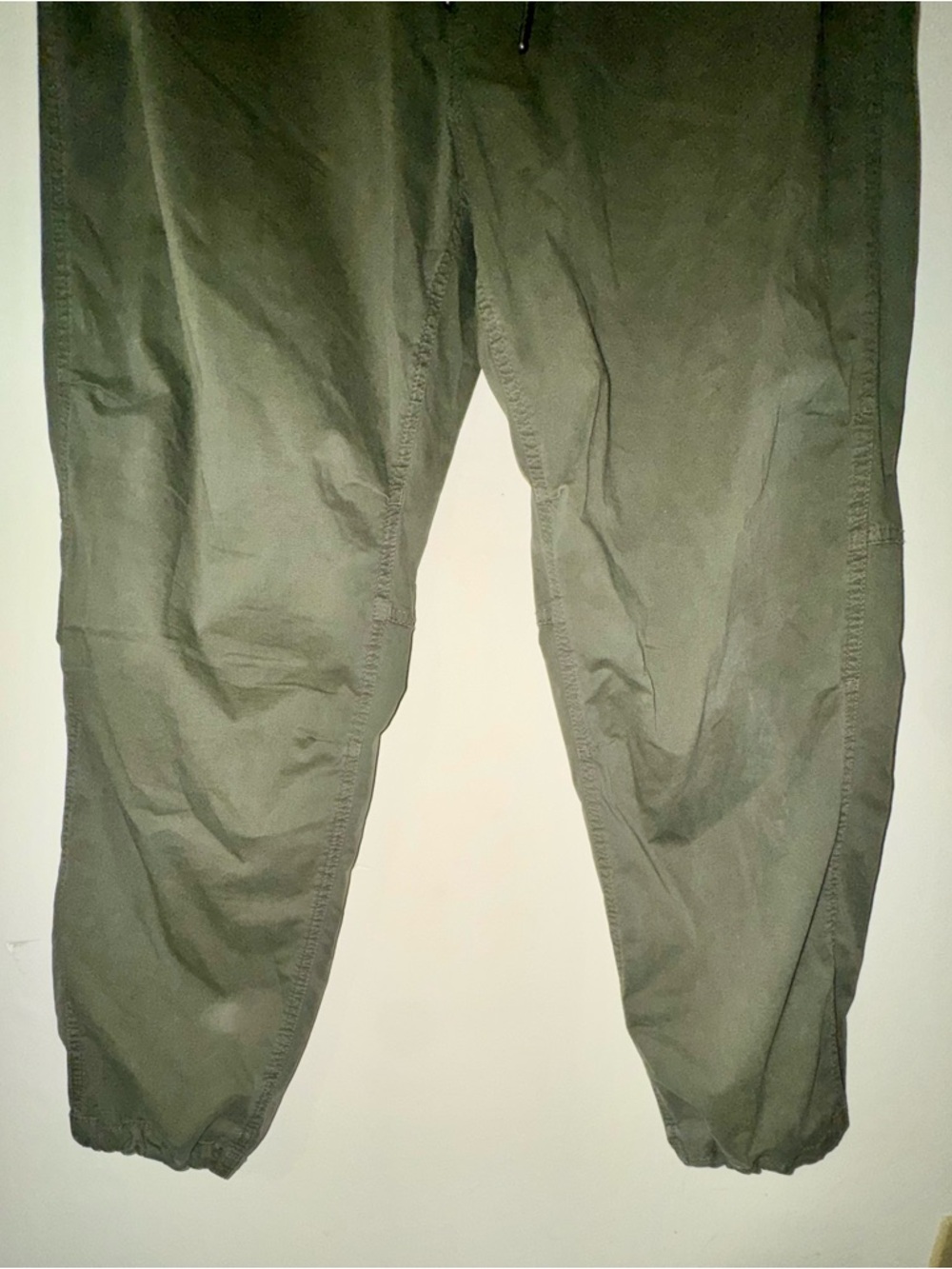 American Eagle Outfitters Olive Green Drawstring Joggers - Picture 3 of 10